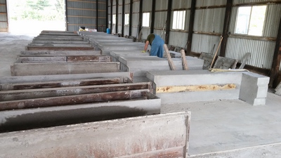 SACON blocks at a precast concrete plant